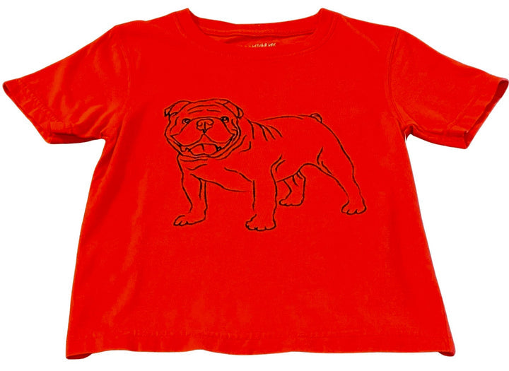Red Bulldog Short Sleeve T-shirt