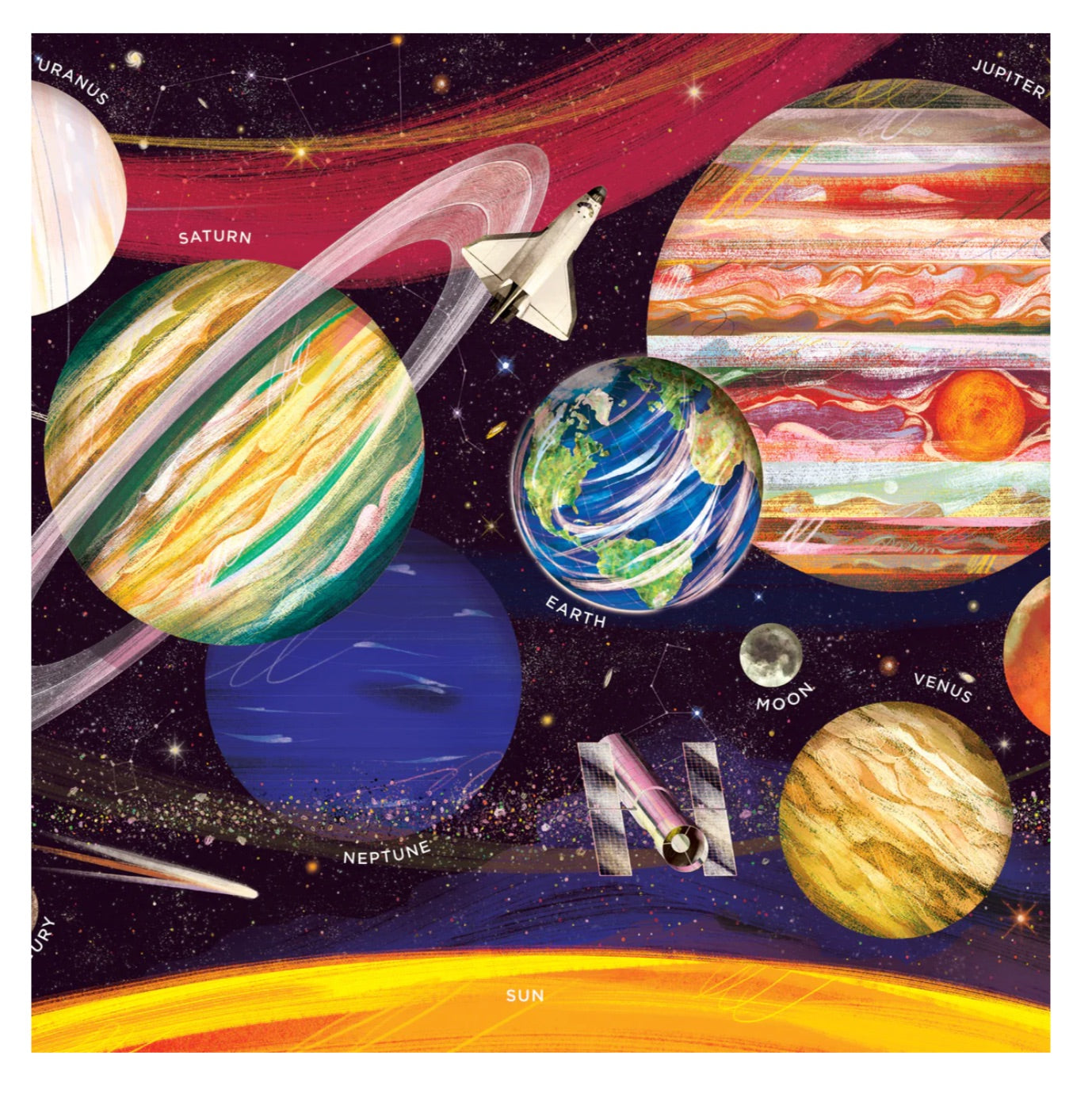 Solar System 72-Piece Puzzle