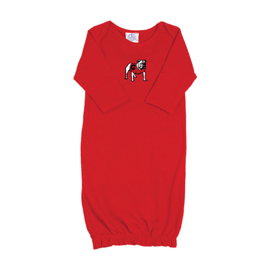 Georgia Newborn Gown - Red or White