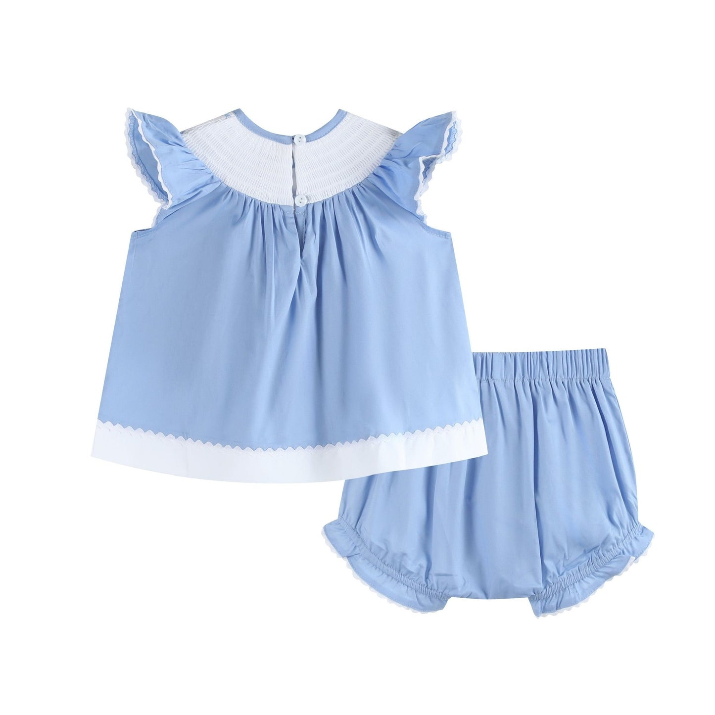 Smocked Crosses Bloomer Set