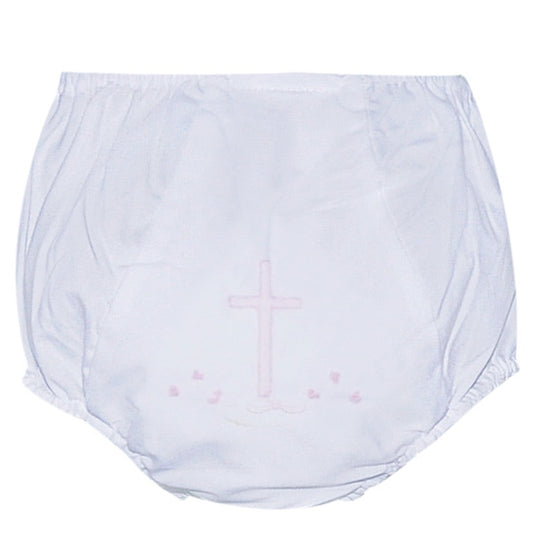 Pink Cross Diaper Cover