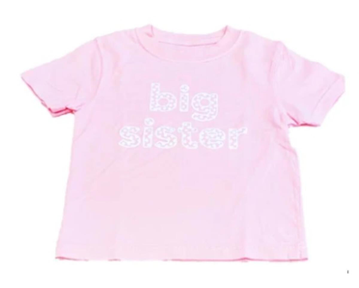 Light Pink Big Sister T-shirt