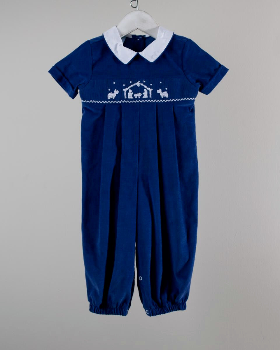 Smocked Nativity Henry Romper