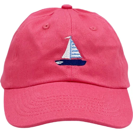 Coral Sailboat Hat