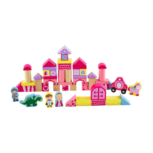 Princess 50pc Wood Block Set