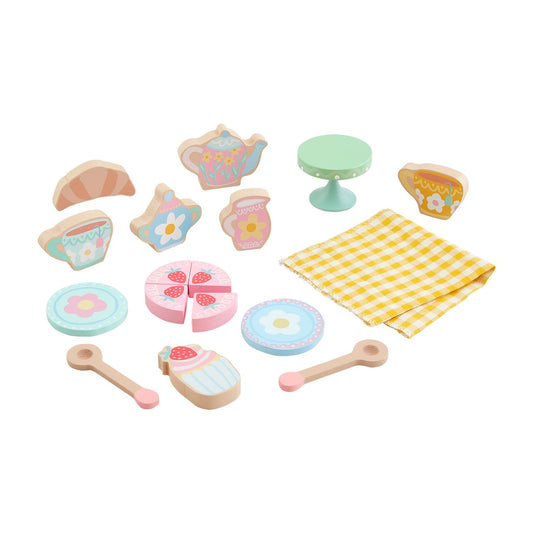 Wood Tea Party Toy Set