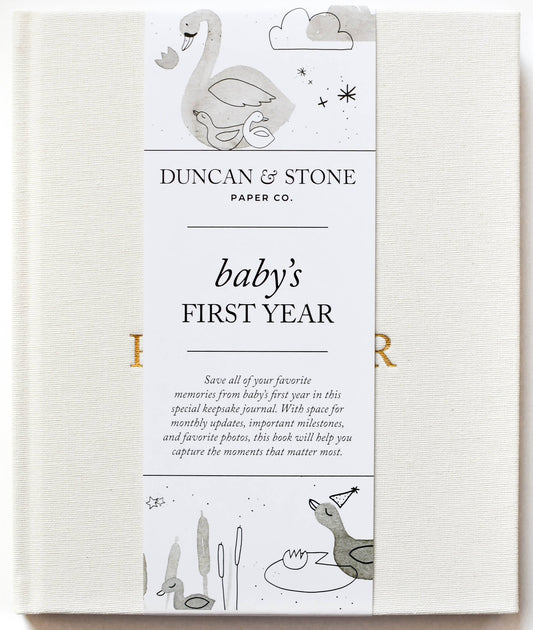 Baby’s First Year Memory Book & Photo Album