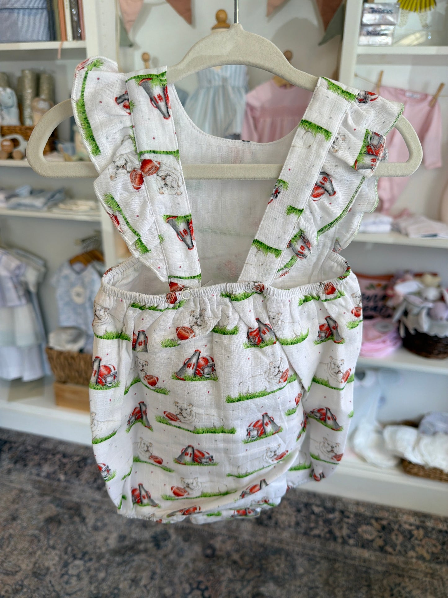 Georgia Mascot Mania Romper