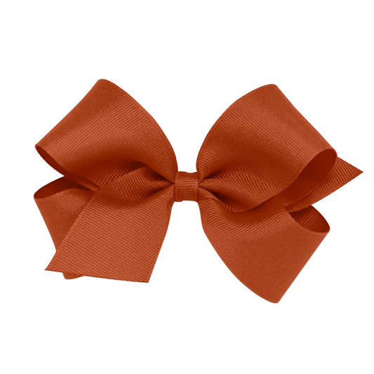Burnt Orange Hair Bow