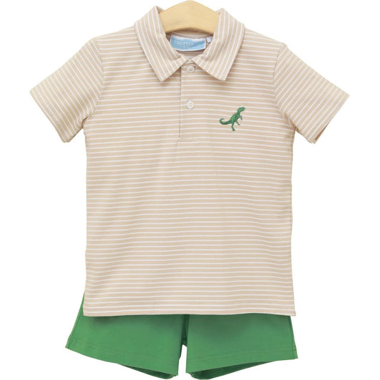 Dino-Mite Polo Short Set