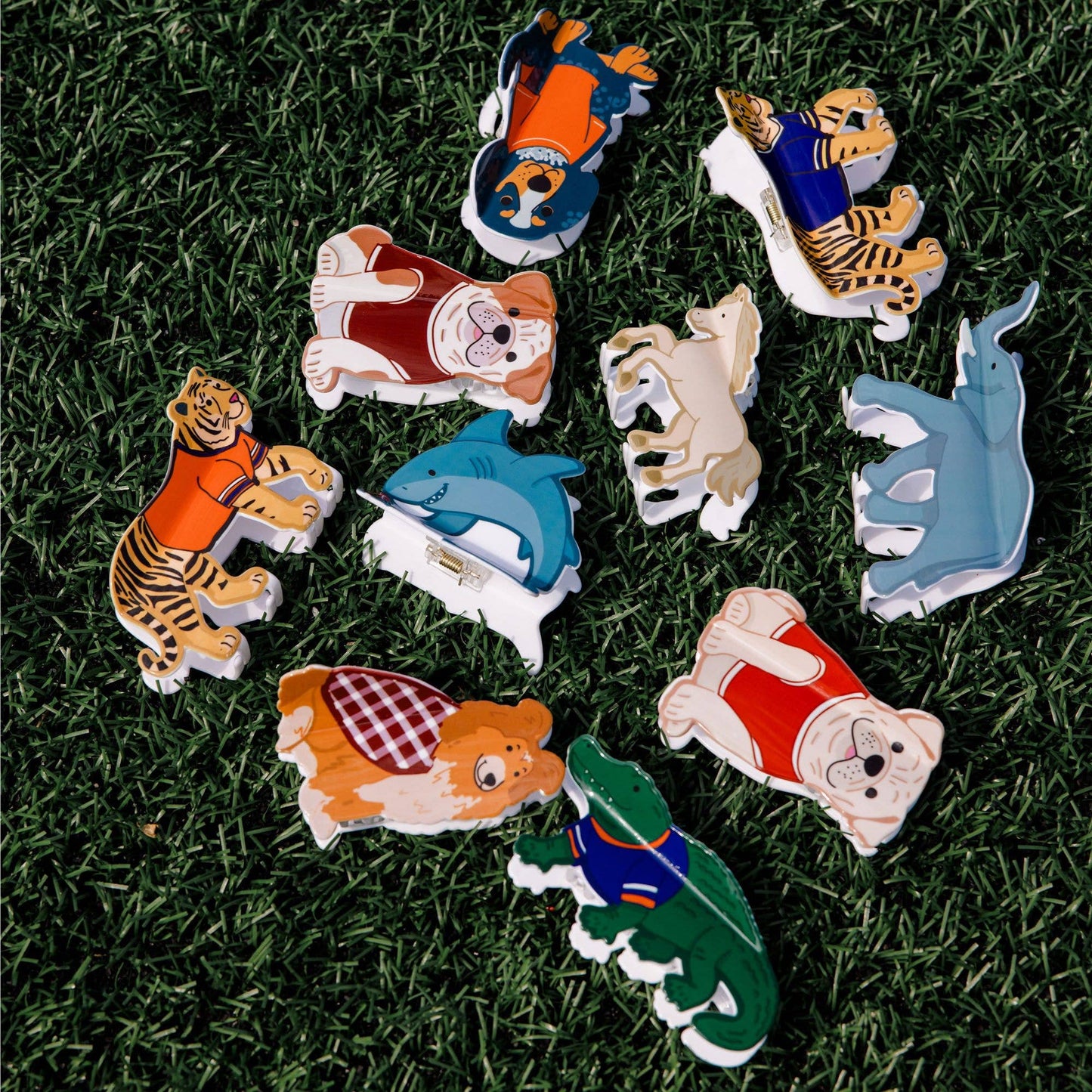 Knoxville Football Game Day Claw Hair Clip