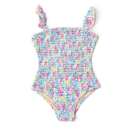 Spring Bloom Ruched One-Piece