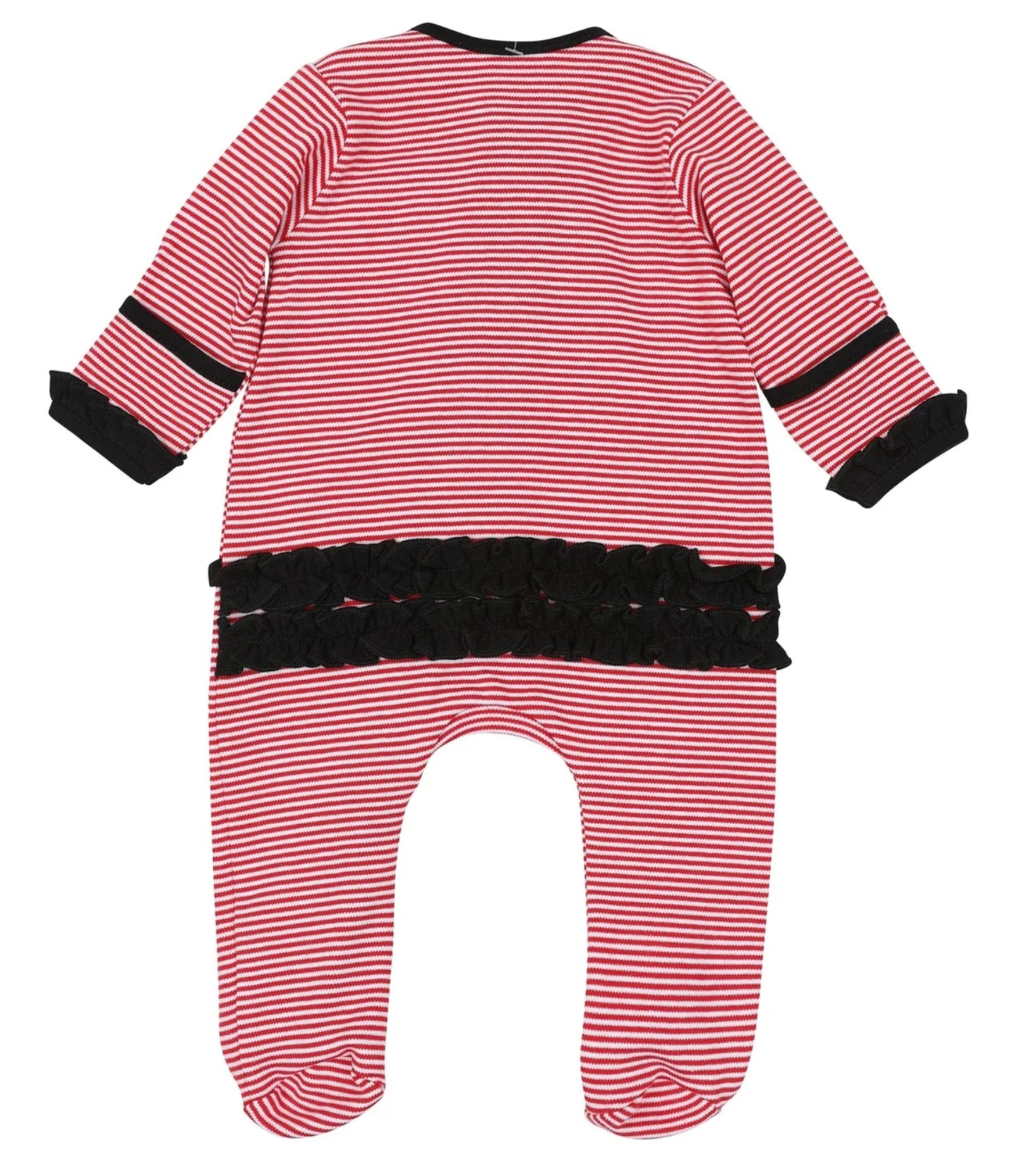 Bulldog Pride Ruffle Footie