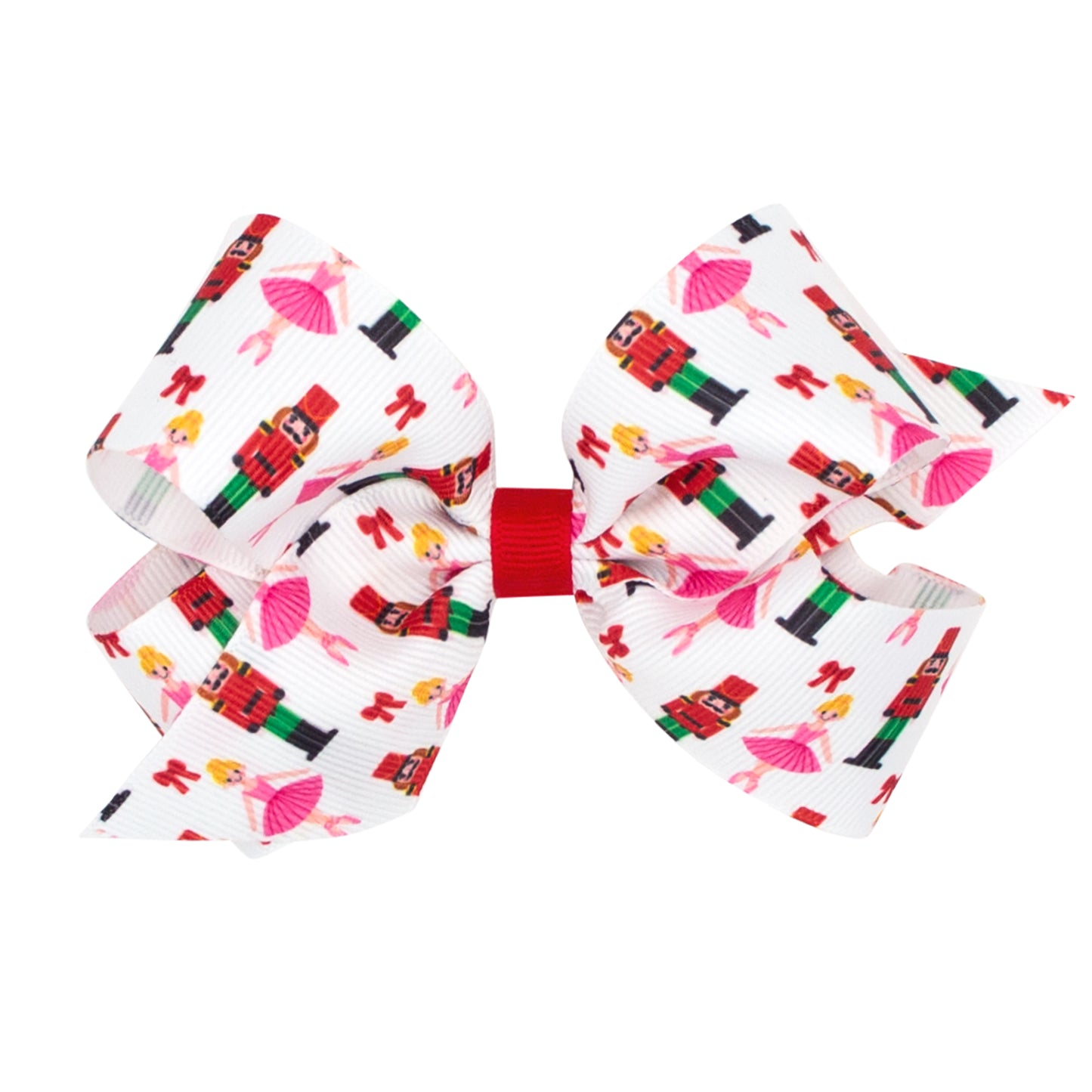 Nutcracker Bow (Red Print)