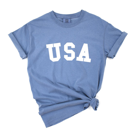 USA T-Shirt - Blue