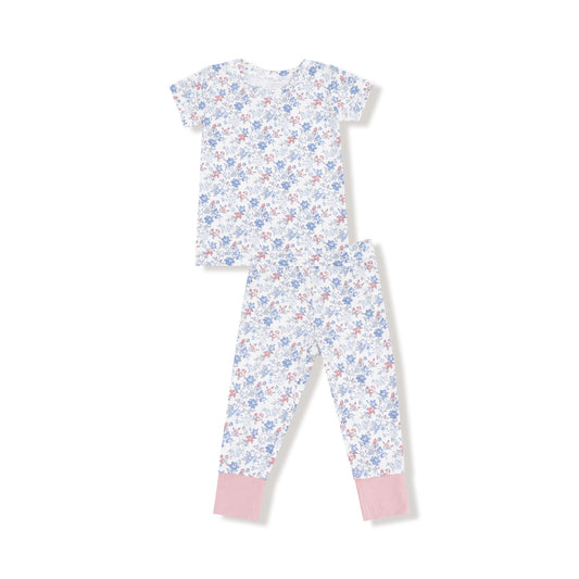 Country Floral Bamboo Pajama Set