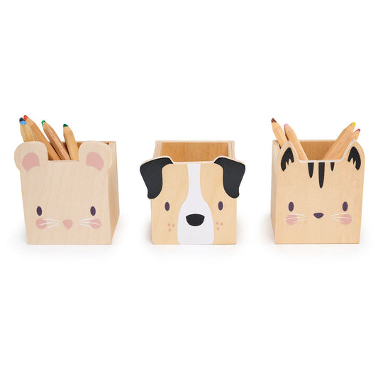 Pet Pencil Holder Set
