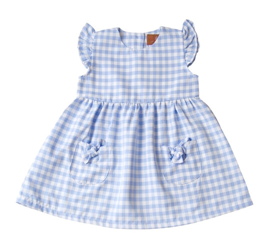 Harley Dress - Blue Gingham