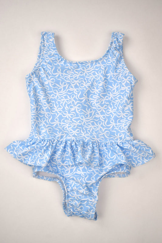 Ruffle Swimsuit - Bows