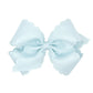 Pale Blue Eyelet Bow