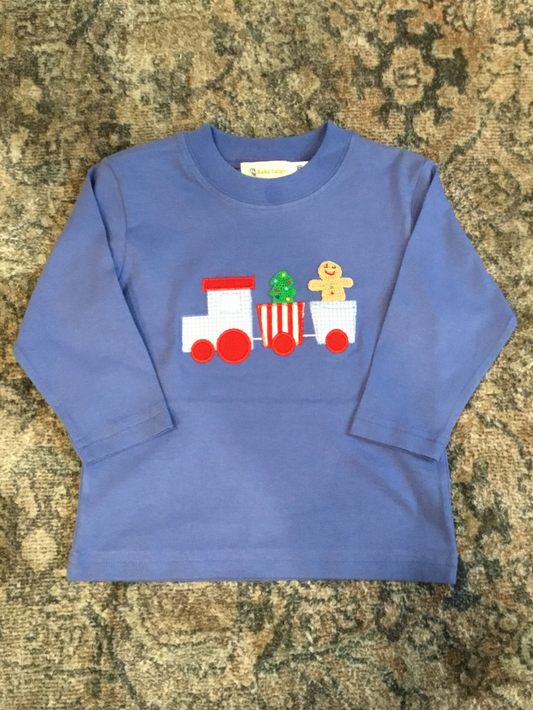 Boys Christmas Train Long Sleeve Shirt