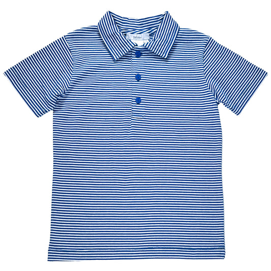 Navy Stripe Polo
