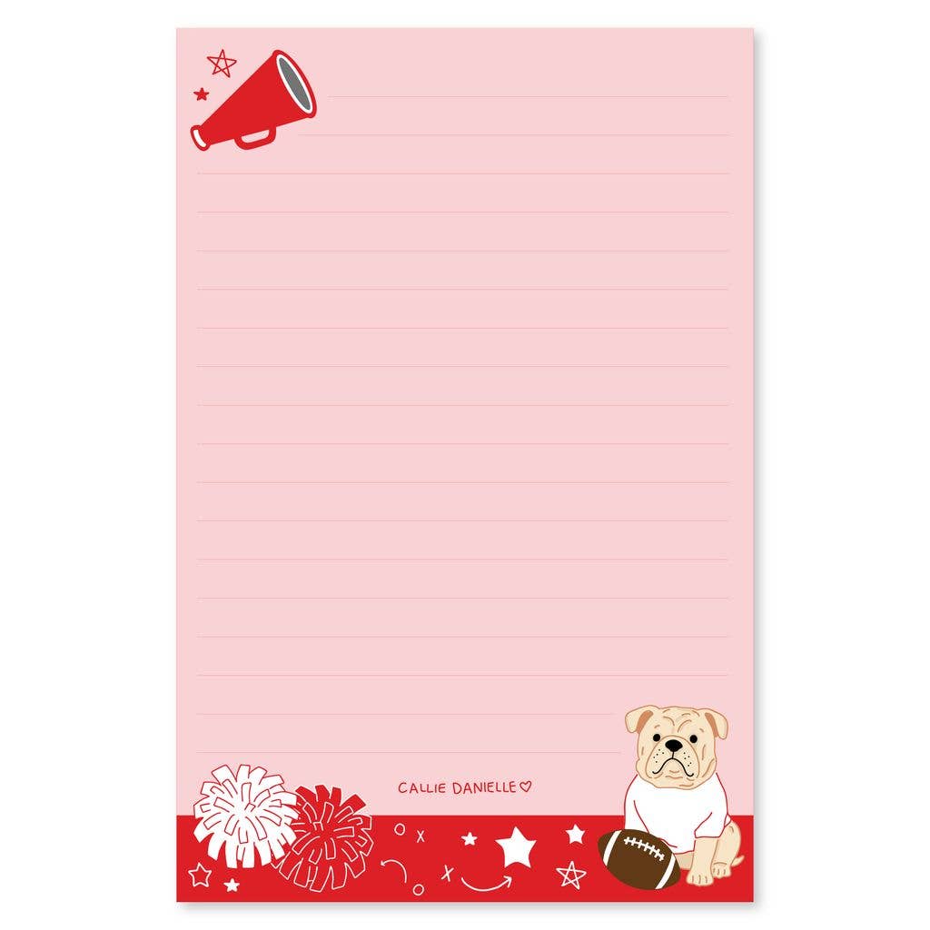 Athens Football Game Day 4x6 Lined Notepad