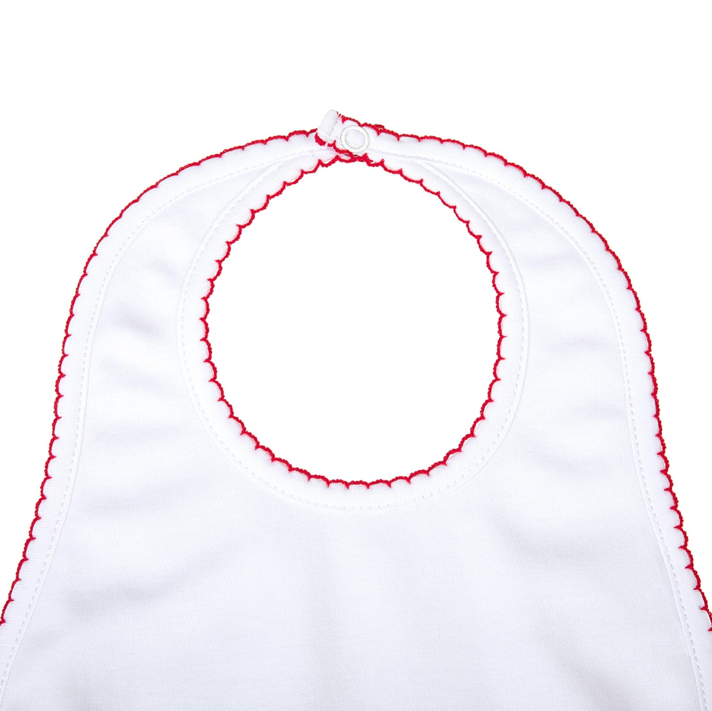 White & Red Bib