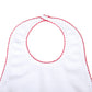 White & Red Bib