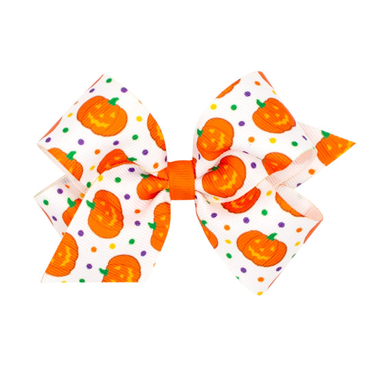Halloween Polka Dot Bow