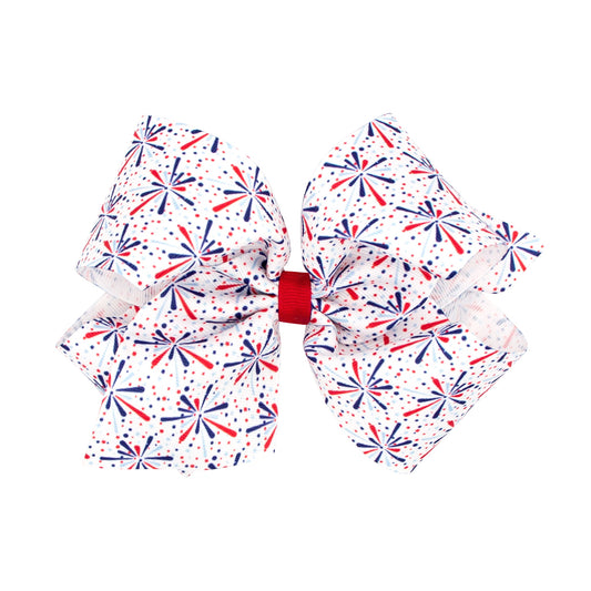 Fireworks Grosgrain Bow