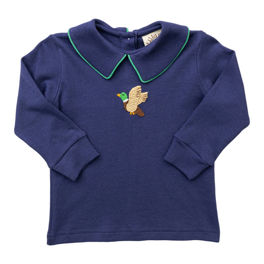 Mallard Crochet Peter Pan Top