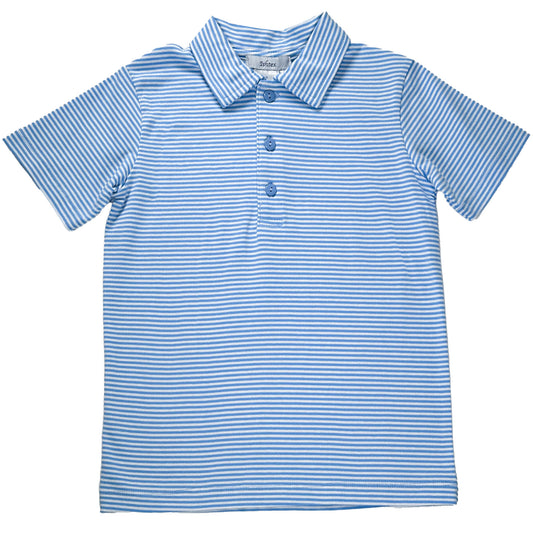 Blue Stripe Polo