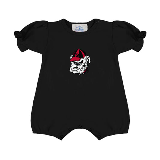 Georgia Bulldog Girls Romper
