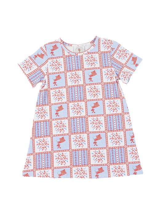 Patriotic Patchwork Dress