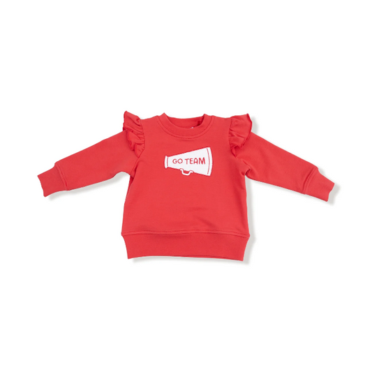 Megaphone French Terry Ruffle Sweatshirt