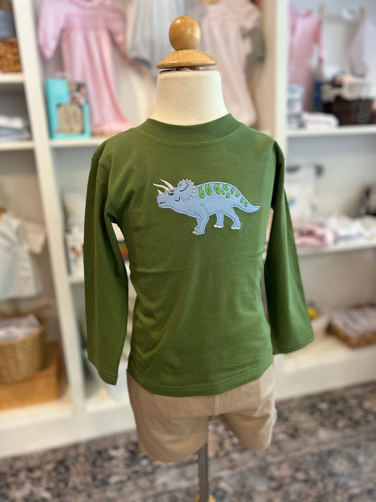 Triceratops Appliqué Shirt