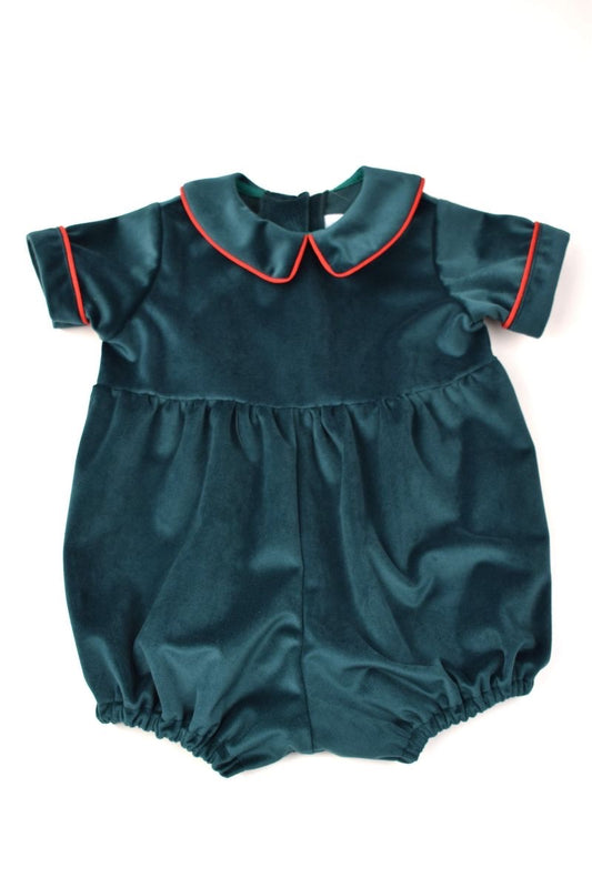 Green Velvet Boys Bubble