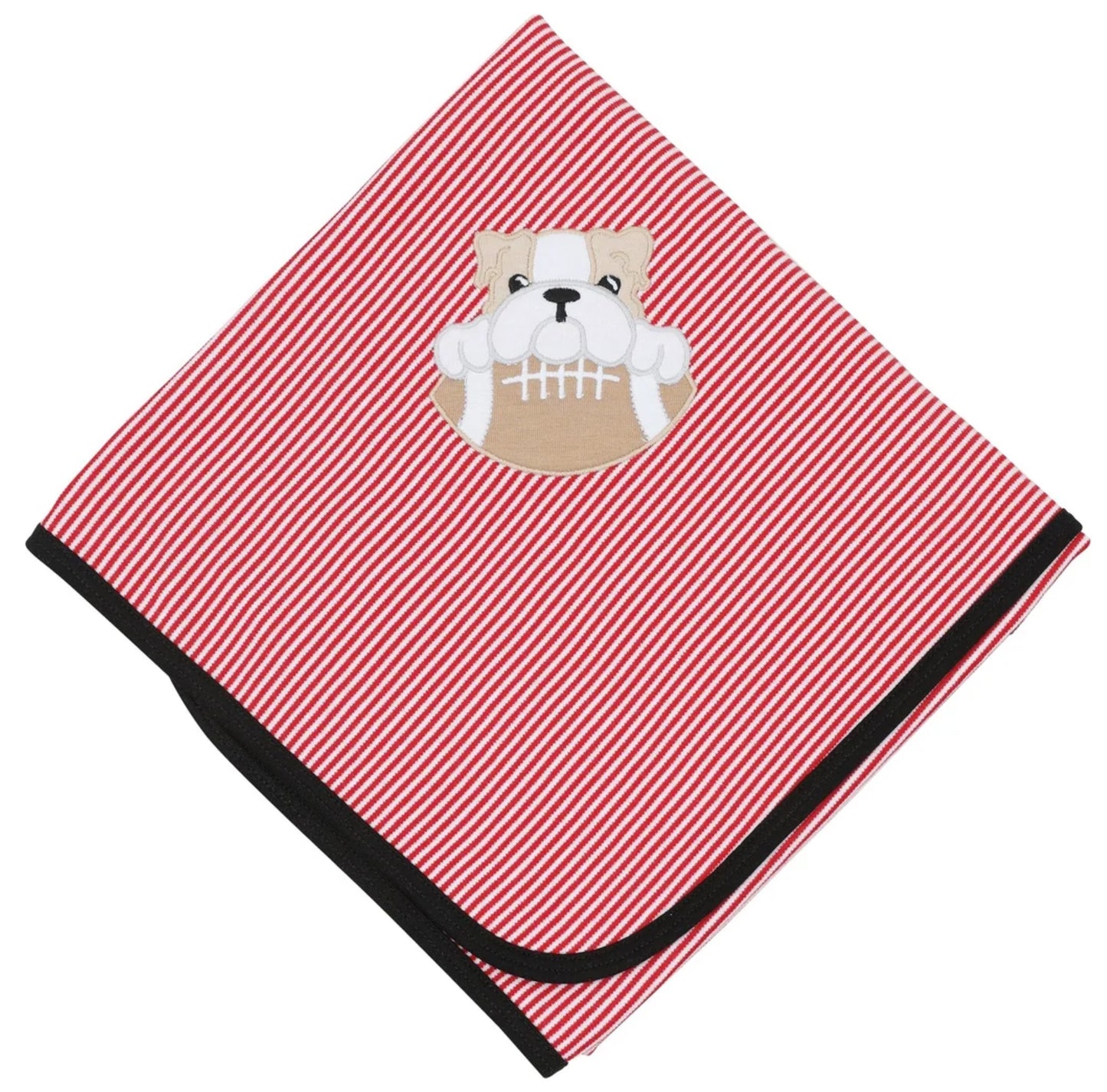 Bulldog Pride Receiving Blanket