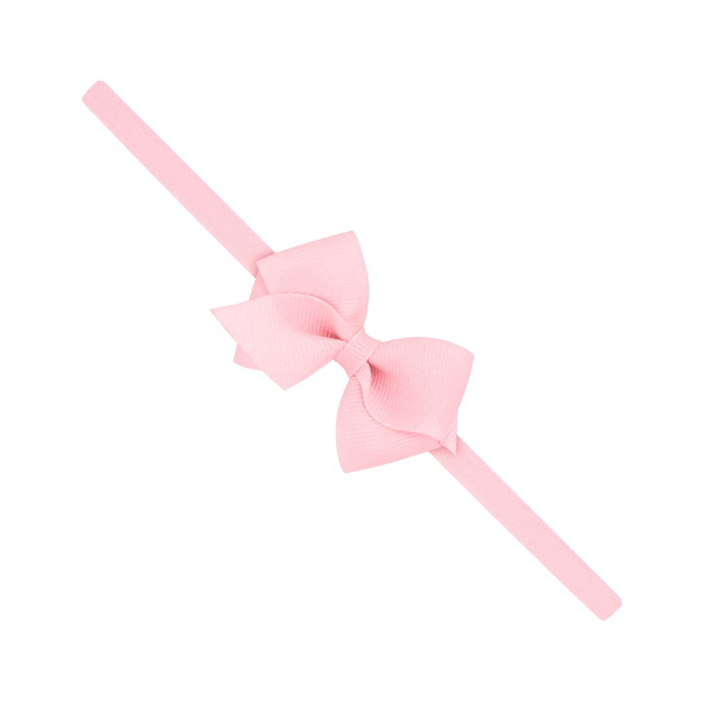 Light Pink Wee Skinny Band Bow