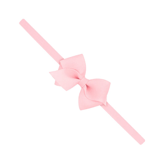 Light Pink Wee Skinny Band Bow