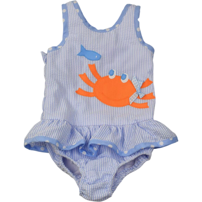 Blue Crab One-Piece Swimsuit
