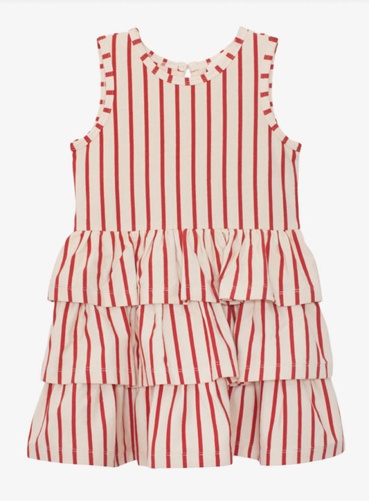 Terracotta Stripe Dress