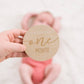 Wooden Monthly Milestone Photo Prop