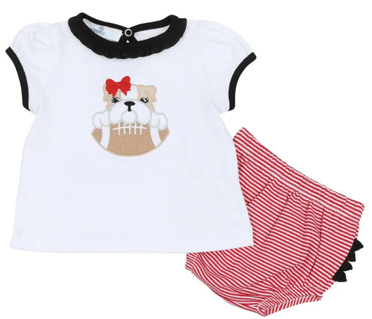 Bulldog Pride Ruffle Set