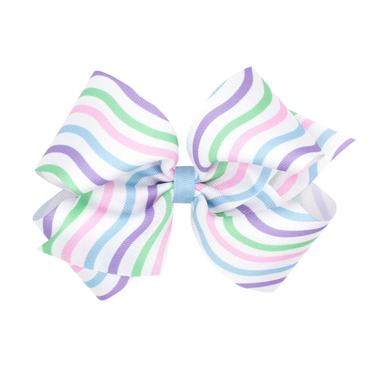 Easter Stripe Bow