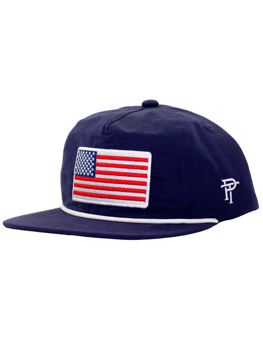 American Flag Rope Hat