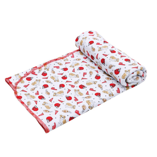 Go Dawgs! Printed Swaddle Blanket