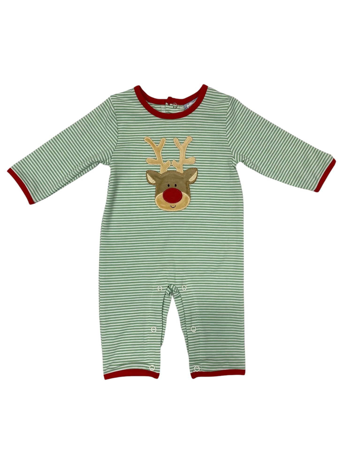 Reindeer Appliqué Boys Romper