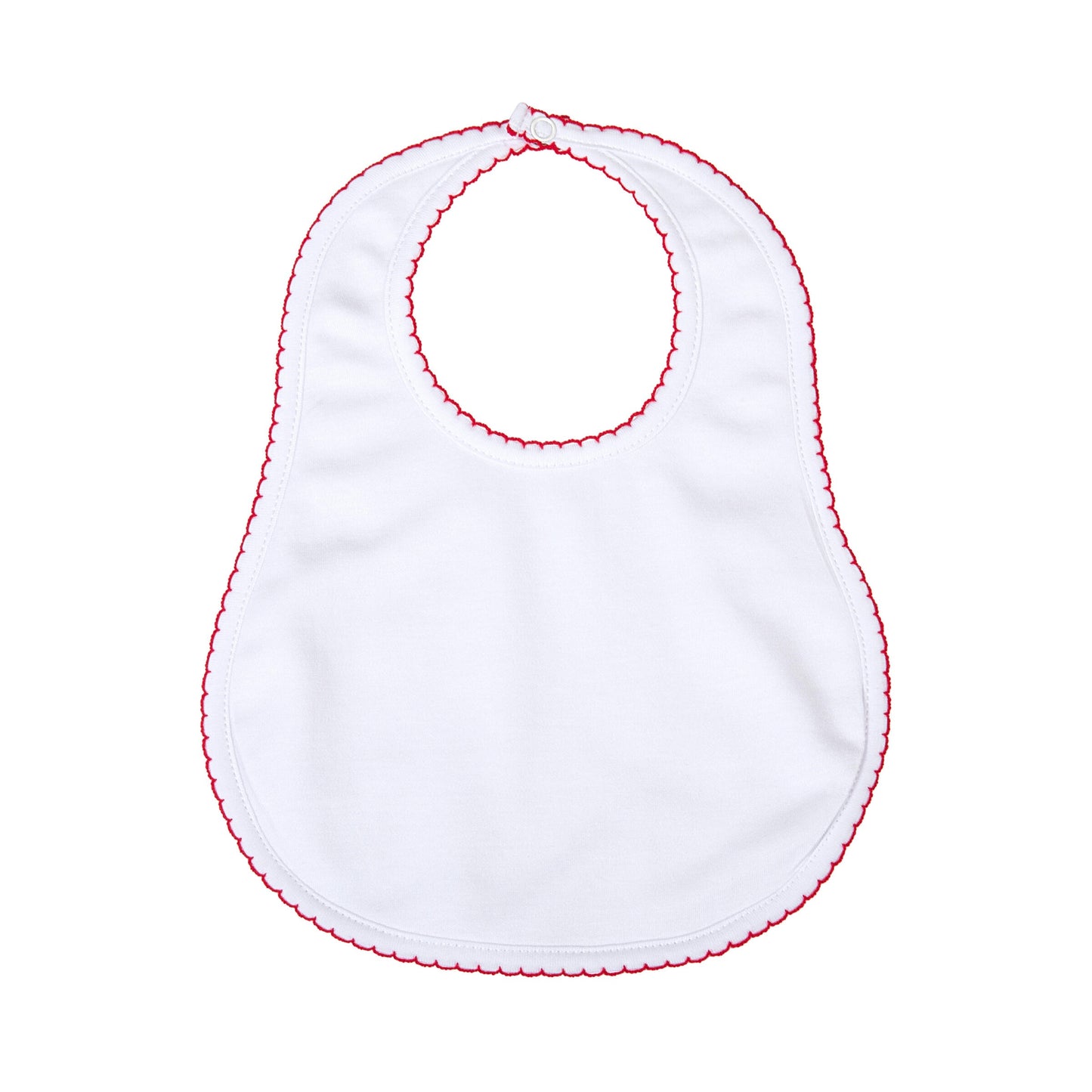 White & Red Bib